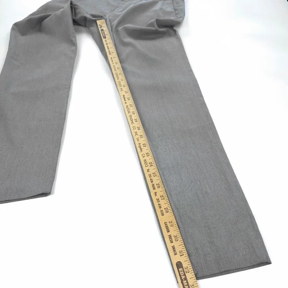 ZARA MAN Slim Tailored Trouser Dress Pant Gray Old Money Quiet Luxury Academia